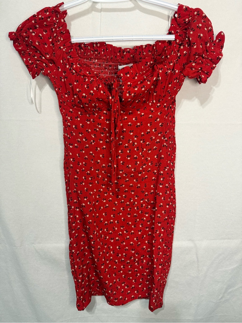 NWOT Princess Polly Red Floral Women's Dress - Size 0